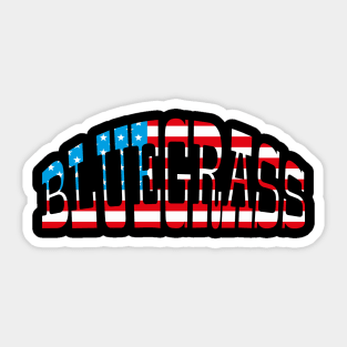 Bluegrass USA Sticker